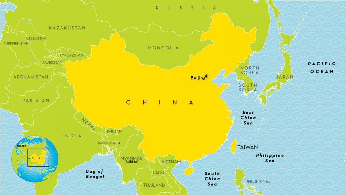 China kaart land