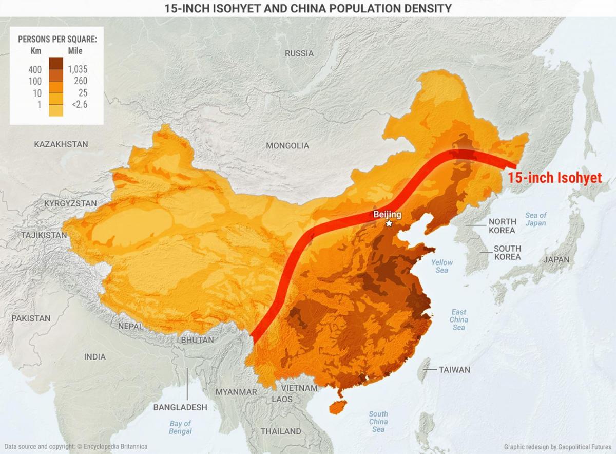 China, suid-kaart