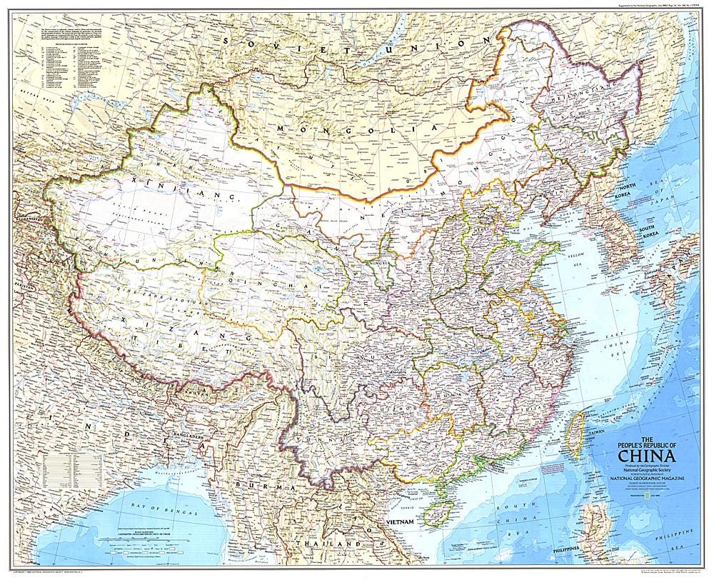 kaart van die republiek van China