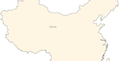 China eenvoudige kaart