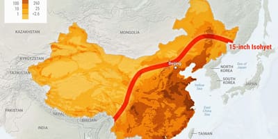 China, suid-kaart