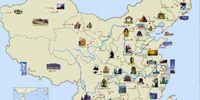 Toeriste kaart China