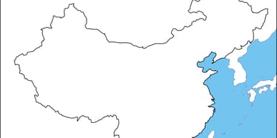 China leë kaart