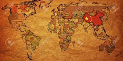 China ou kaart