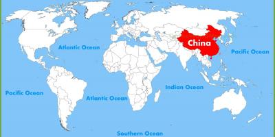 Wêreld kaart van China